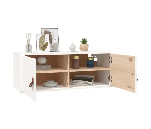 Seinakapp, Valge , 80 X 30 X 30 cm Männipuit