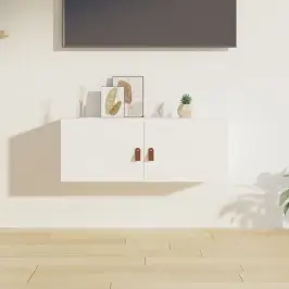 Sienas Skapītis, Balts, 80X30X30 Cm, Priedes Masīvkoks Vidaxl