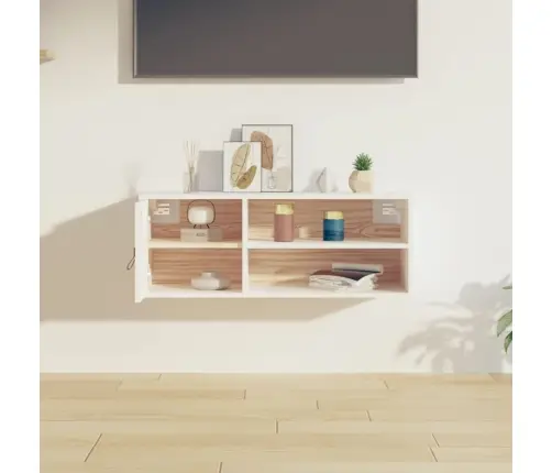 Sieninė Spintelė, Balta, 80X30X30cm Pušies Medienos Masyvas