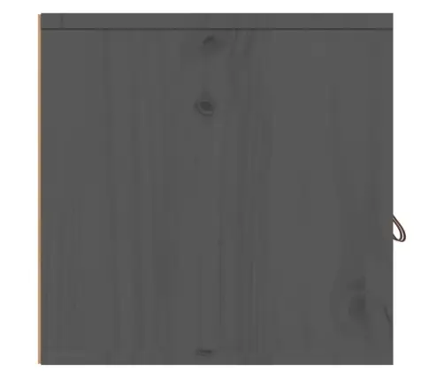 Sienas Skapīši, 2 Gab., Pelēki, 80X30X30 Cm, Priedes Masīvkoks Vidaxl Sienas Skapīši, 2 Gab., Pelēki, 80X30X30 Cm, Priedes Masīvkoks Vidaxl