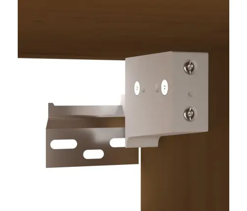 Sienas Skapīši, 2 Gab., Brūni, 80X30X30 Cm, Priedes Masīvkoks Vidaxl