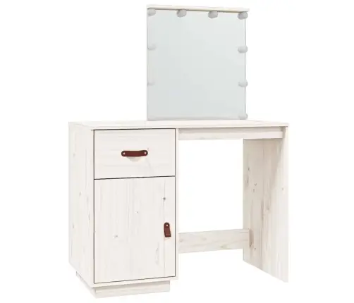 Tualettlaud Lediga, Valge, 95 X 50 X 133,5 cm Männipuit