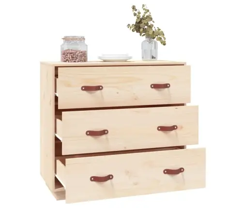Kumode, 80X40X75 Cm, Priedes Masīvkoks Vidaxl