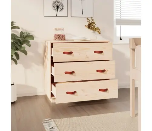 Kumode, 80X40X75 Cm, Priedes Masīvkoks Vidaxl