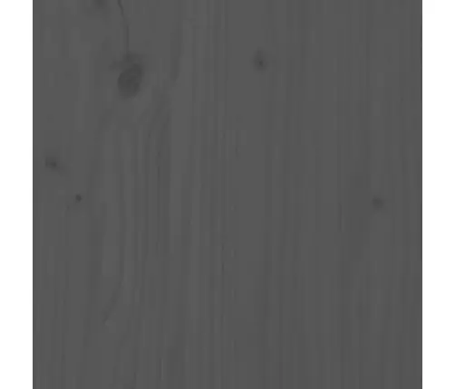 Kumode, Pelēka, 34X40X75 Cm, Priedes Masīvkoks Vidaxl