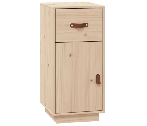 Šoninė Spintelė, 34X40X75cm Pušies Medienos Masyvas Šoninė Spintelė, 34X40X75cm Pušies Medienos Masyvas