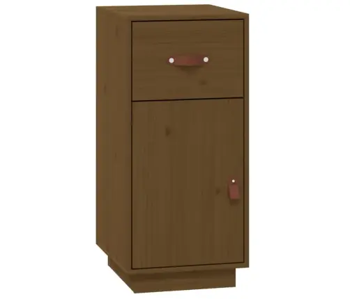 Kumode, Medus Brūna, 34X40X75 Cm, Priedes Masīvkoks Vidaxl