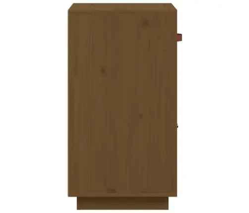 Kumode, Medus Brūna, 34X40X75 Cm, Priedes Masīvkoks Vidaxl