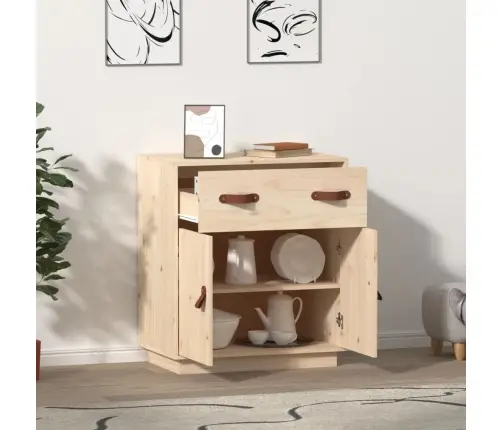 Kumode, 65,5X40X75 Cm, Priedes Masīvkoks Vidaxl