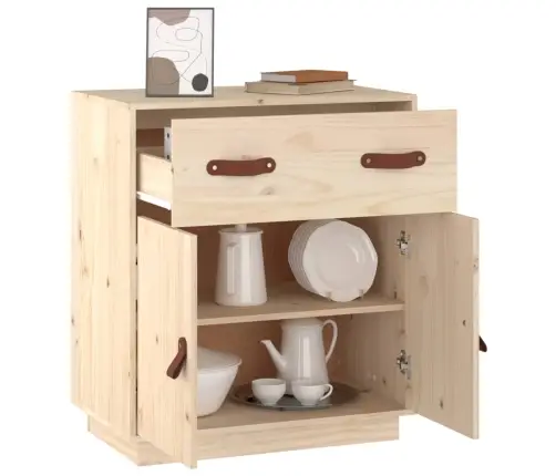 Kumode, 65,5X40X75 Cm, Priedes Masīvkoks Vidaxl