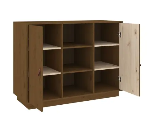Kumode, Medus Brūna, 100X40X75 Cm, Priedes Masīvkoks Vidaxl Kumode, Medus Brūna, 100X40X75 Cm, Priedes Masīvkoks Vidaxl