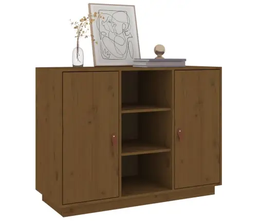 Kumode, Medus Brūna, 100X40X75 Cm, Priedes Masīvkoks Vidaxl Kumode, Medus Brūna, 100X40X75 Cm, Priedes Masīvkoks Vidaxl