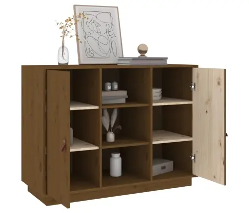 Kumode, Medus Brūna, 100X40X75 Cm, Priedes Masīvkoks Vidaxl Kumode, Medus Brūna, 100X40X75 Cm, Priedes Masīvkoks Vidaxl