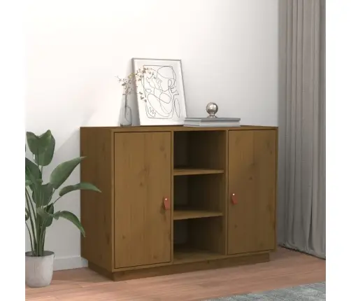 Kumode, Medus Brūna, 100X40X75 Cm, Priedes Masīvkoks Vidaxl Kumode, Medus Brūna, 100X40X75 Cm, Priedes Masīvkoks Vidaxl