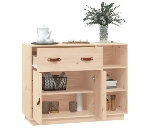 Kumode, 98,5X40X75 Cm, Priedes Masīvkoks Vidaxl