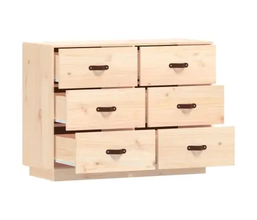 Kumode, 100X40X75 Cm, Priedes Masīvkoks Vidaxl