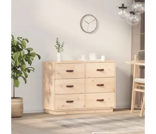 Kumode, 100X40X75 Cm, Priedes Masīvkoks Vidaxl