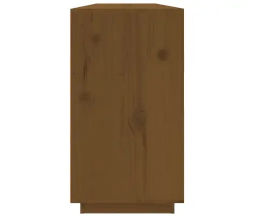 Kumode, Medus Brūna, 100X40X75 Cm, Priedes Masīvkoks Vidaxl