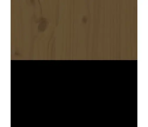 Kumode, Medus Brūna, 100X40X75 Cm, Priedes Masīvkoks Vidaxl