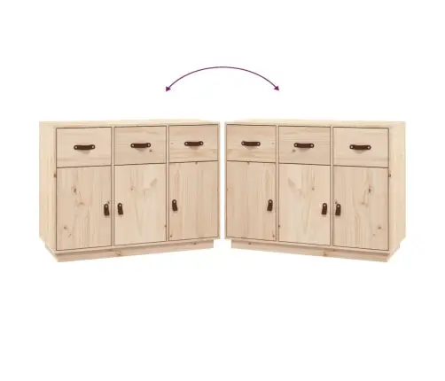 Kumode, 100X40X75 Cm, Priedes Masīvkoks Vidaxl