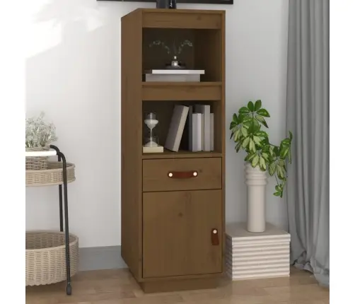 Kõrge Kapp, Meepruun, 34 X 40 X 108,5 cm Männipuit