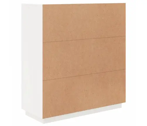 Augstais Skapītis, Balts, 100X40X108,5 Cm, Priedes Masīvkoks Vidaxl