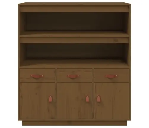 Augstais Skapītis, Brūns, 100X40X108,5 Cm, Priedes Masīvkoks Vidaxl Augstais Skapītis, Brūns, 100X40X108,5 Cm, Priedes Masīvkoks Vidaxl