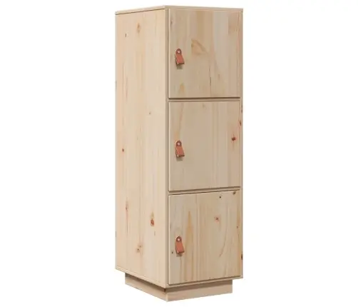 Augstais Skapītis, 34X40X108,5 Cm, Priedes Masīvkoks Vidaxl