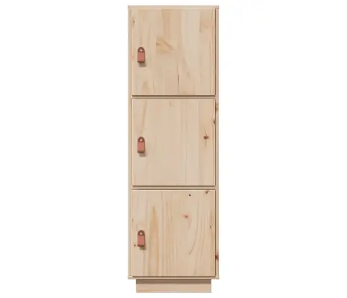 Augstais Skapītis, 34X40X108,5 Cm, Priedes Masīvkoks Vidaxl