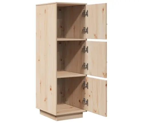 Augstais Skapītis, 34X40X108,5 Cm, Priedes Masīvkoks Vidaxl