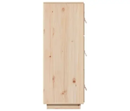 Augstais Skapītis, 34X40X108,5 Cm, Priedes Masīvkoks Vidaxl