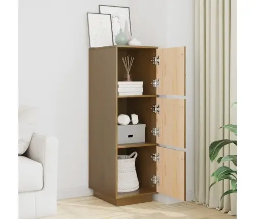 Kõrge Kapp, Meepruun, 34 X 40 X 108,5 cm Männipuit