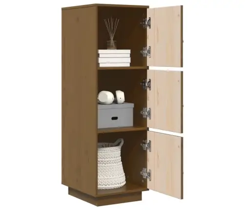 Kõrge Kapp, Meepruun, 34 X 40 X 108,5 cm Männipuit