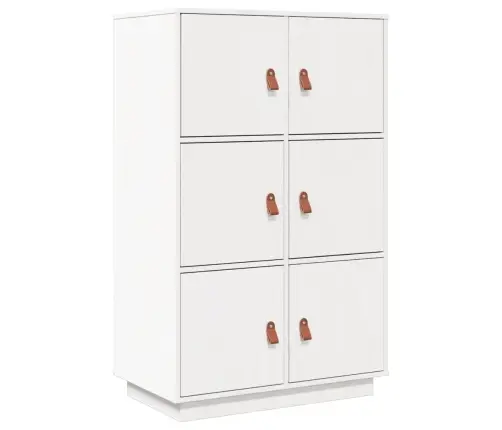 Kõrge Kapp, Valge, 67 X 40 X 108,5 cm Männipuit