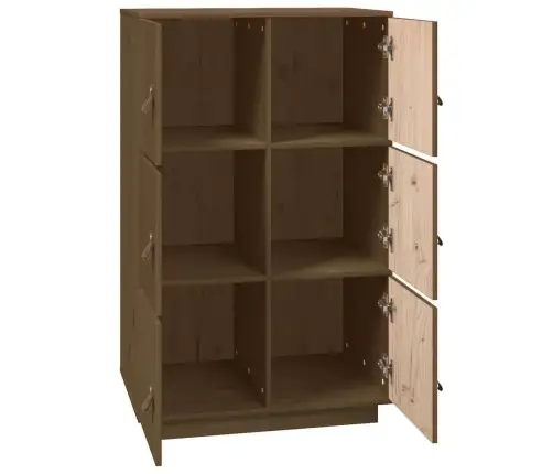 Augstais Skapītis, Brūns, 67X40X108,5 Cm, Priedes Masīvkoks Vidaxl Augstais Skapītis, Brūns, 67X40X108,5 Cm, Priedes Masīvkoks Vidaxl