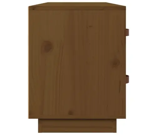 Apavu Skapītis, Medus Brūns, 100X34X45 Cm, Priedes Masīvkoks Vidaxl