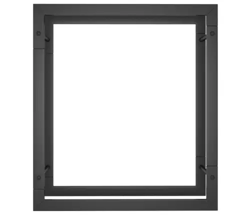 Küttepuude Rest, Mattmust, 50X28X56 cm Teras