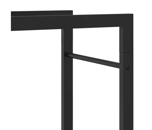 Küttepuude Rest, Mattmust, 50X28X94 cm Teras