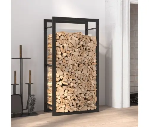 Küttepuude Rest, Mattmust, 50X28X94 cm Teras