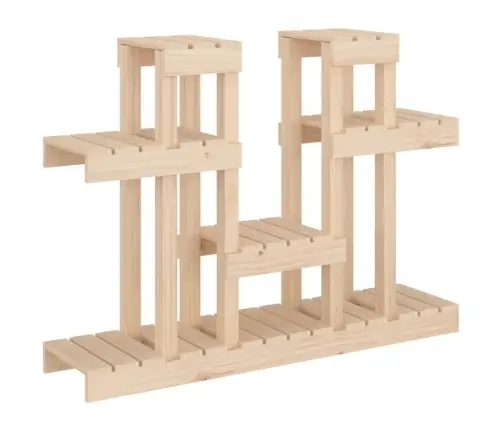 Augu Plaukts, 104,5X25X77,5 Cm, Priedes Masīvkoks Vidaxl