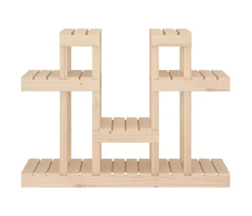 Augu Plaukts, 104,5X25X77,5 Cm, Priedes Masīvkoks Vidaxl