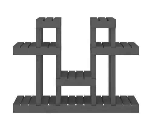 Augu Plaukts, Pelēks, 104,5X25X77,5 Cm, Priedes Masīvkoks Vidaxl Augu Plaukts, Pelēks, 104,5X25X77,5 Cm, Priedes Masīvkoks Vidaxl