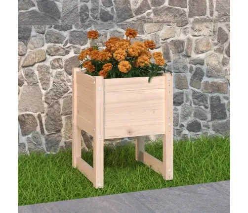 Puķu Kaste, 40X40X52,5 Cm, Priedes Masīvkoks Vidaxl