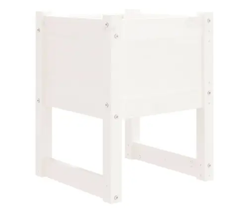 Taimekastid, 2 Tk, Valge, 40X40X52,5 cm Toekas Männipuit