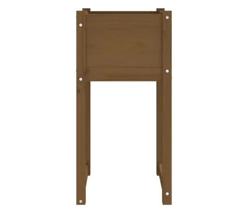 Taimekast, Meepruun, 40X40X81 cm Toekas Männipuit