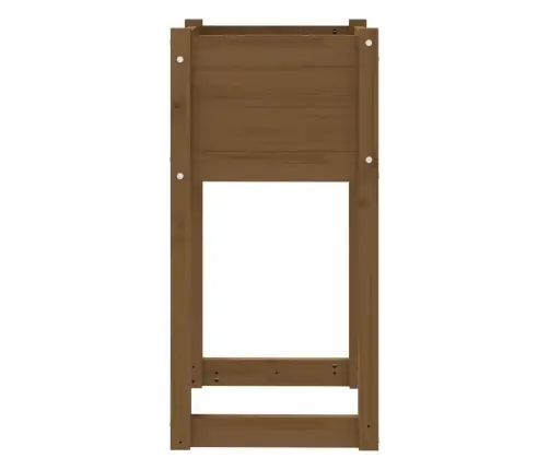 Taimekast, Meepruun, 40X40X81 cm Toekas Männipuit