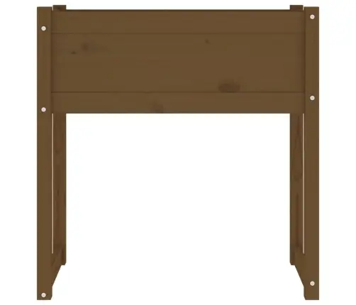 Puķu Kaste, Medus Brūna, 78X40X81 Cm, Priedes Masīvkoks Vidaxl