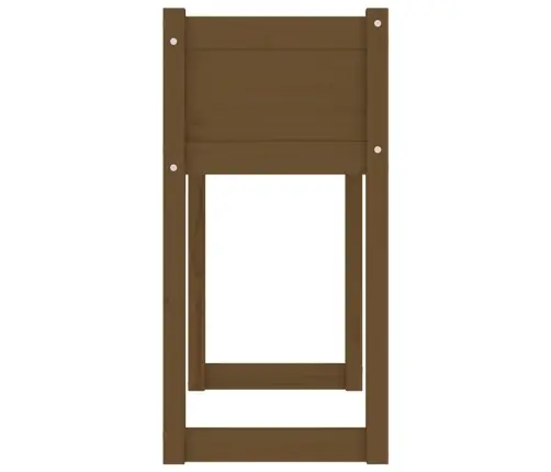 Puķu Kaste, Medus Brūna, 78X40X81 Cm, Priedes Masīvkoks Vidaxl