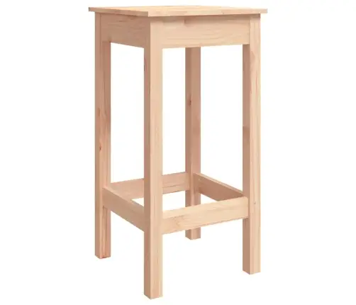 Bāra Krēsli, 2 Gab., 40X40X78 Cm, Priedes Masīvkoks Vidaxl