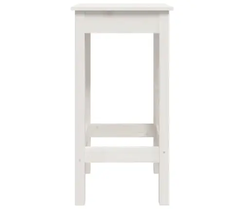 Bāra Krēsli, 2 Gab., Balti, 40X40X78 Cm, Priedes Masīvkoks Vidaxl Bāra Krēsli, 2 Gab., Balti, 40X40X78 Cm, Priedes Masīvkoks Vidaxl